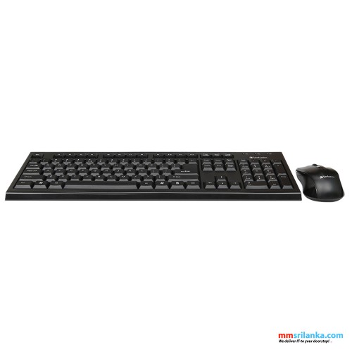 VERBATIM Wireless Keyboard & Mouse Combo (2Y)